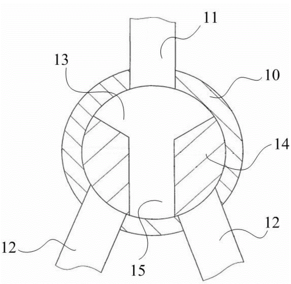 Electrically-controlled tee valve and washer with same