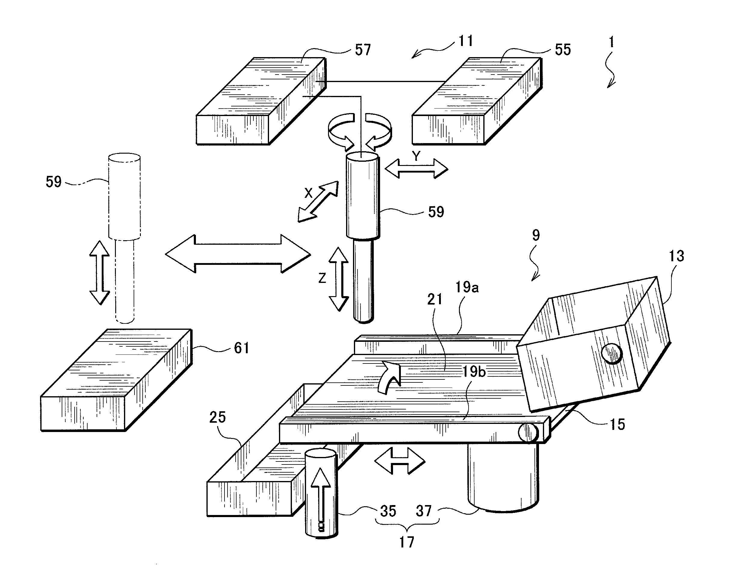Workpiece feeder and adjustment-and-separation apparatus