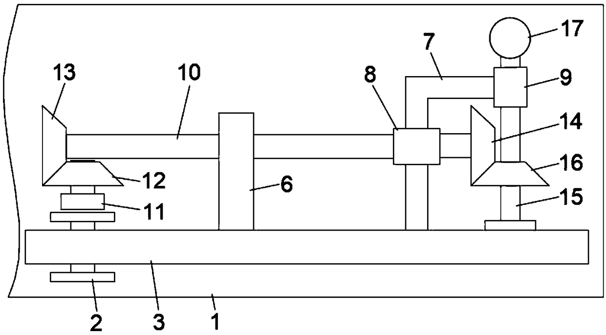 Auxiliary construction device for optical fiber communication coverage