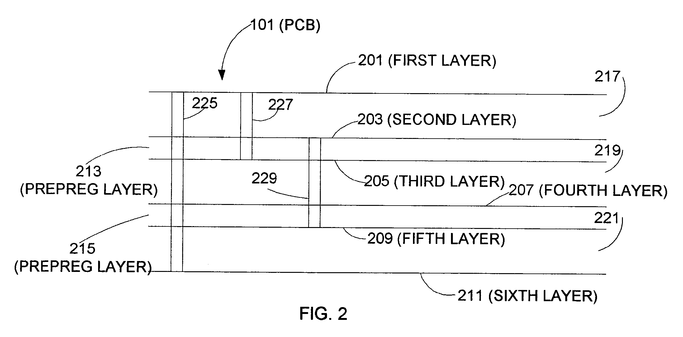 Generating a split power plane of a multi-layer printed circuit board