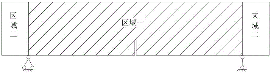 Test method for fracture toughness of concrete materials without self-weight influence