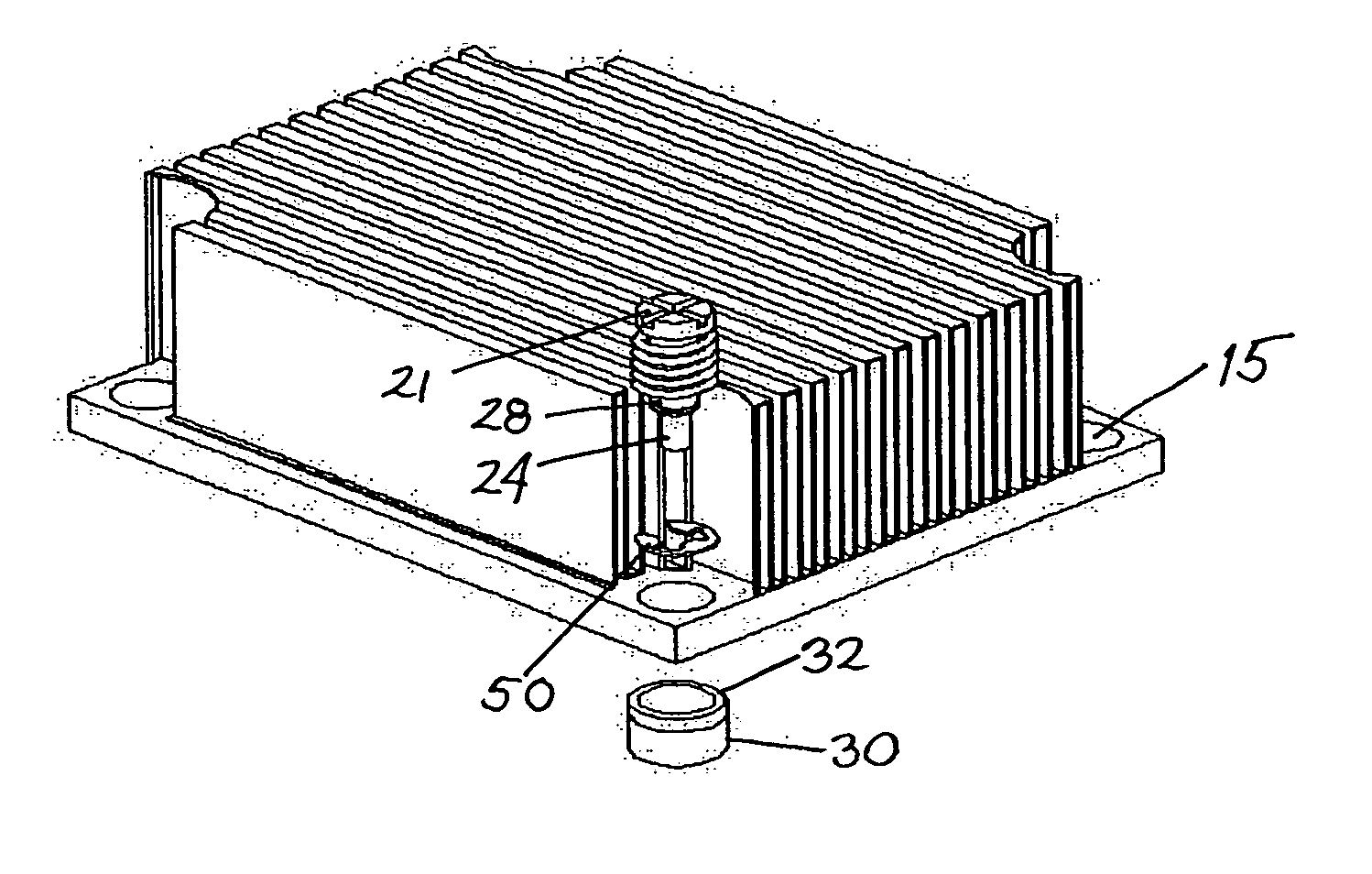 Heat sink assembly and connecting device