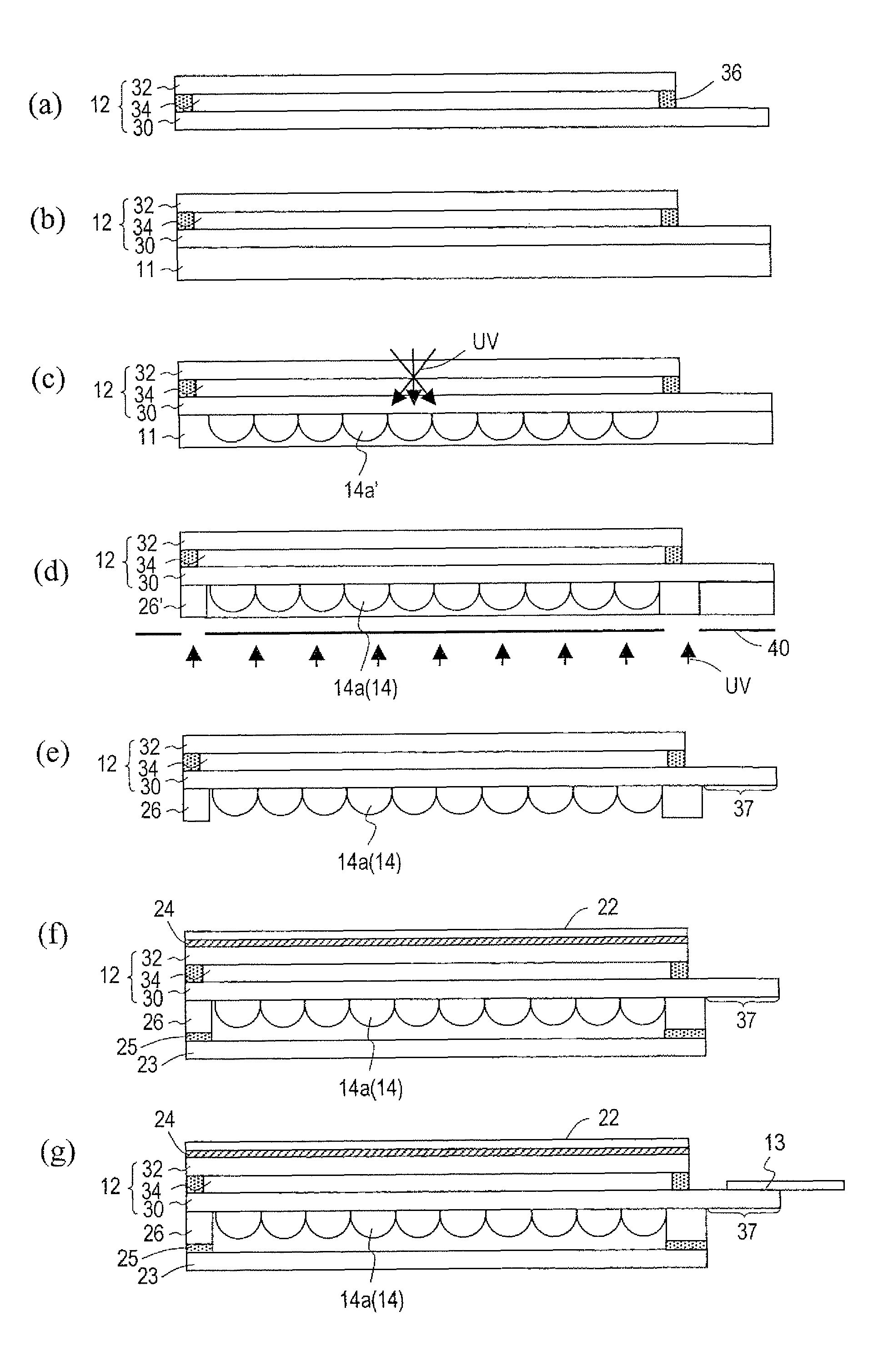 Liquid crystal display panel with microlens array, its manufacturing method, and liquid crystal display device