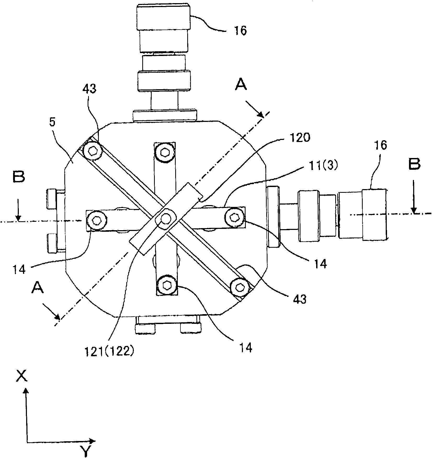 Probe for three-dimensional shape measuring apparatus and three-dimensional shape measuring apparatus