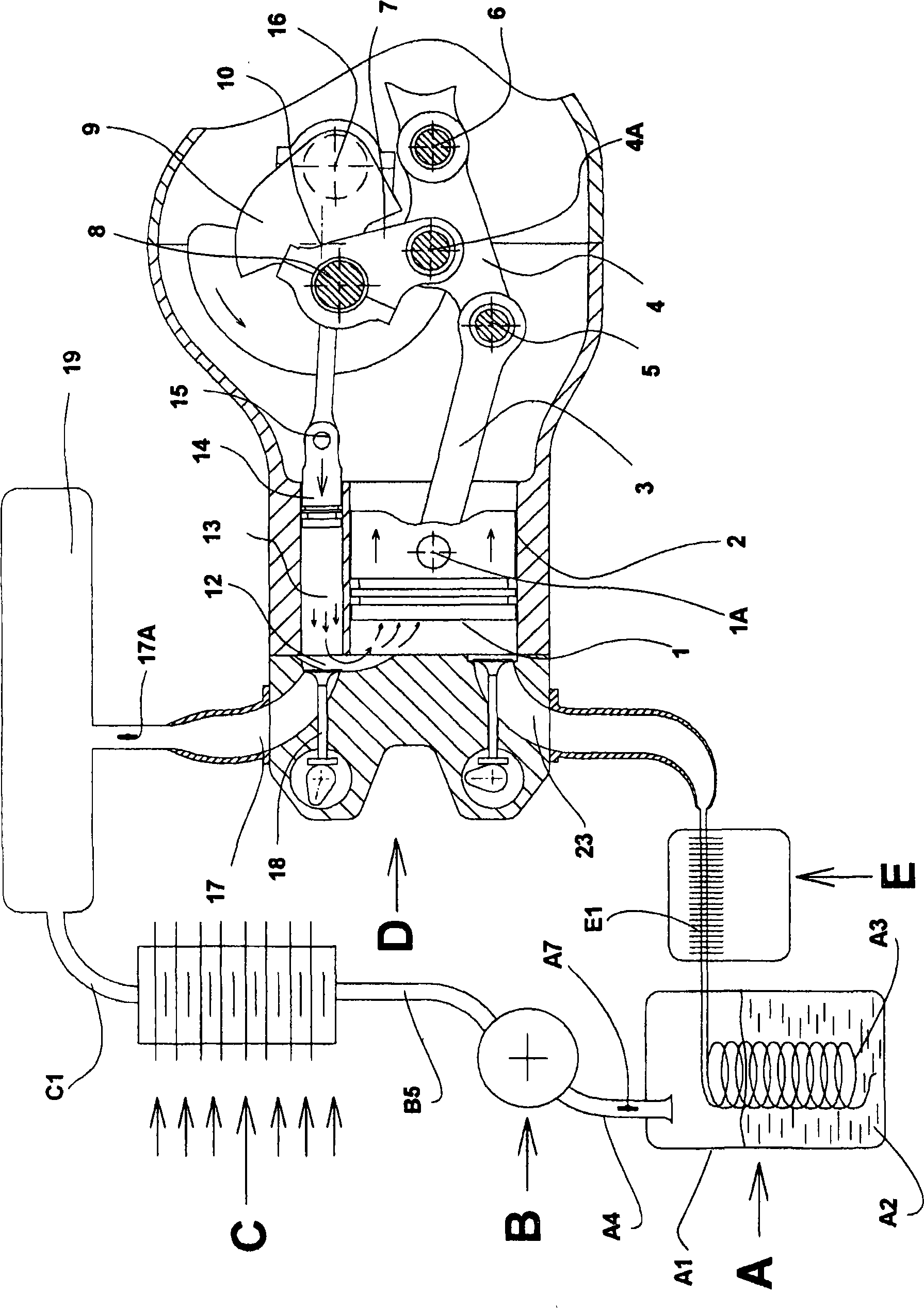 Ambient temperature thermal energy and constant pressure cryogenic engine