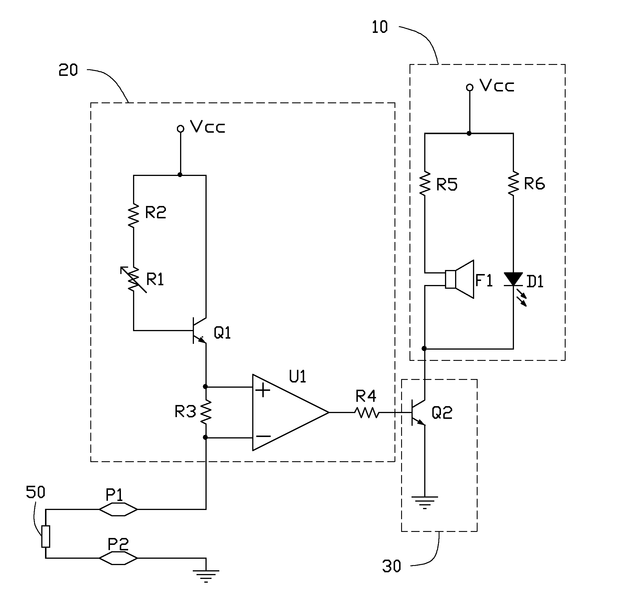 Test circuit for testing short-circuit