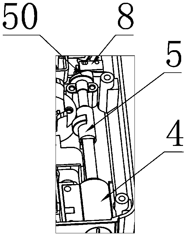 Double-safety door opening structure of intelligent lock