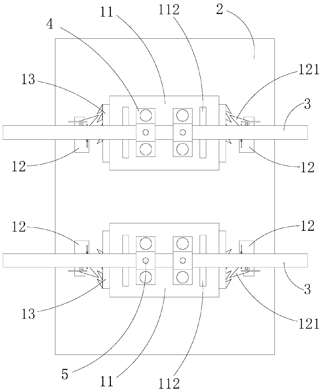 Fixed adjusting device for vehicle and vehicle