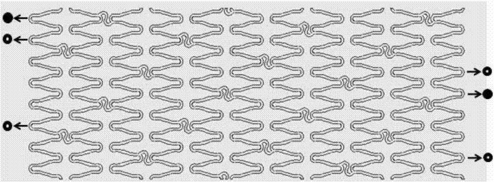 Marker capable of developing degradable stent under X rays and preparation method of marker