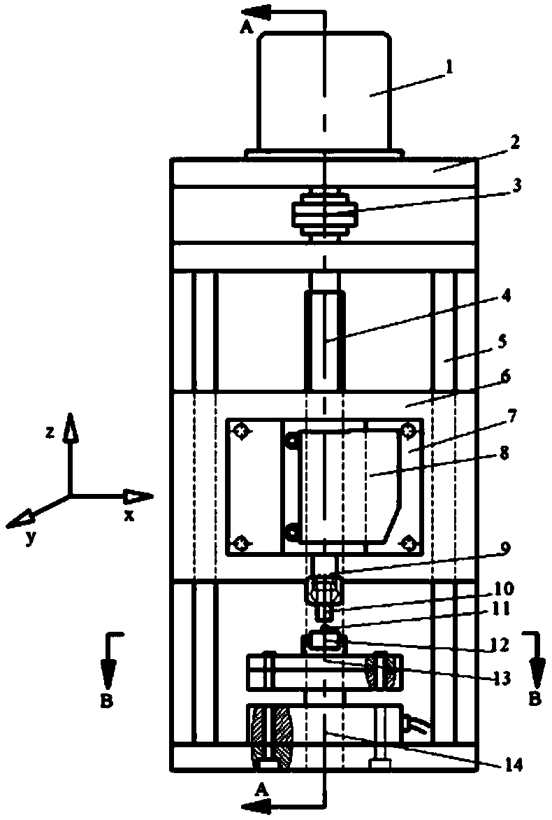 Research experiment device and method of tiny particle sample crushing process