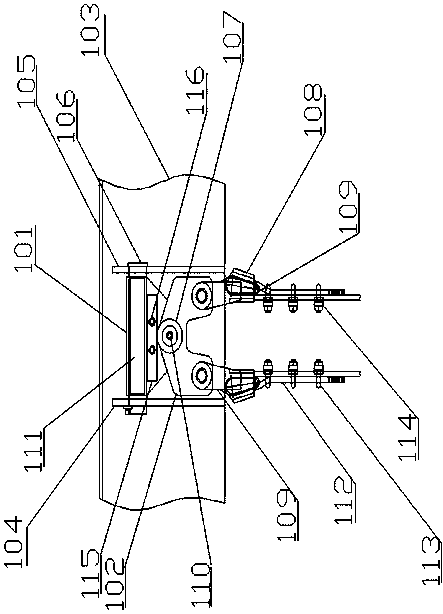 European hoist double rope structure leveling system