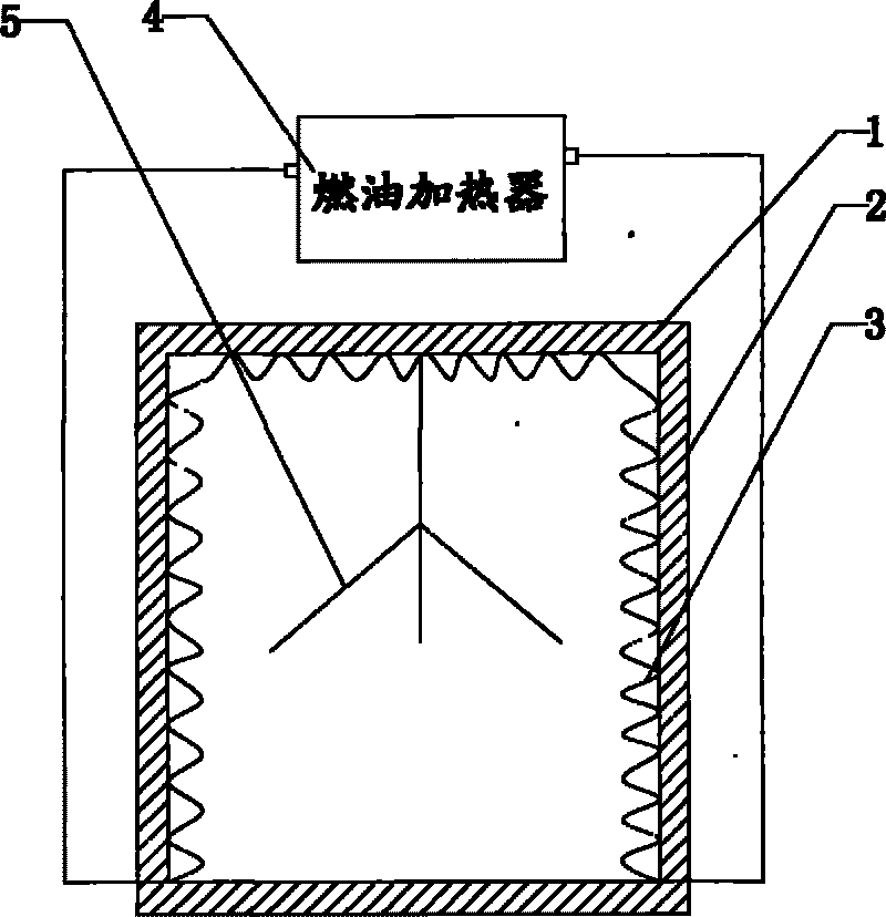 Anti-freezing and heat-insulating fire-fighting liquid tank