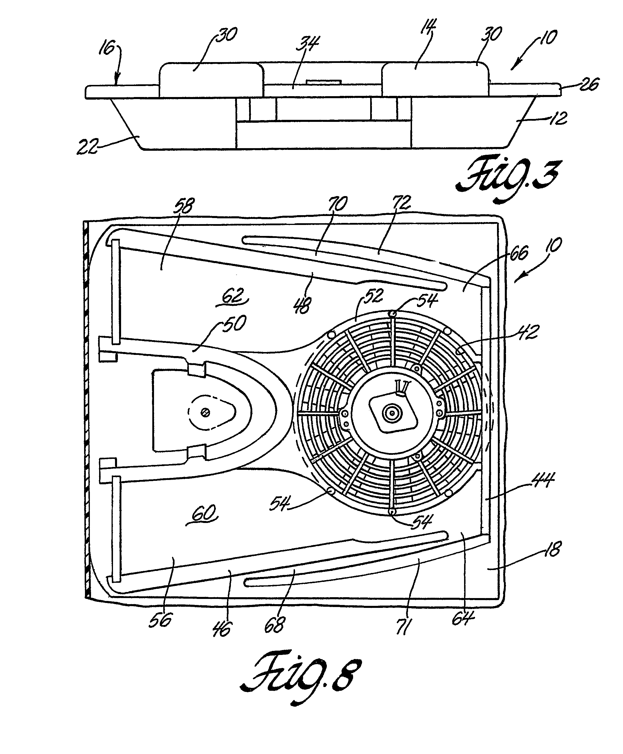 Vent assembly with single piece cover