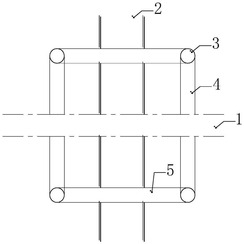 Tunnel supporting structure