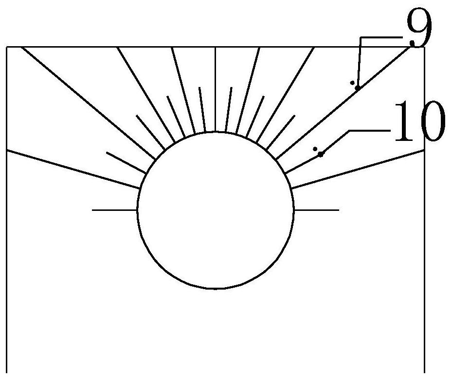 Tunnel supporting structure