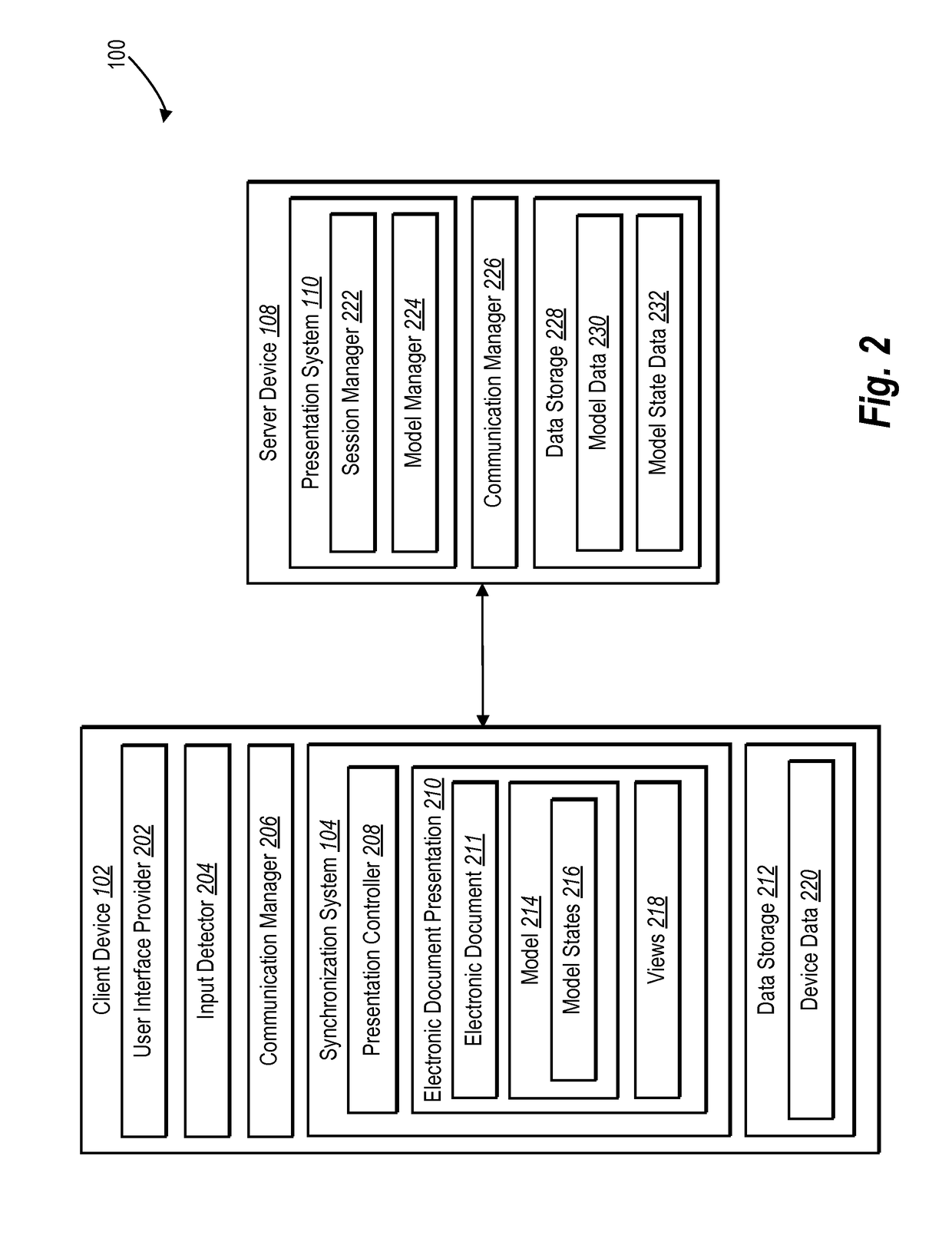 Presenting views of an electronic document