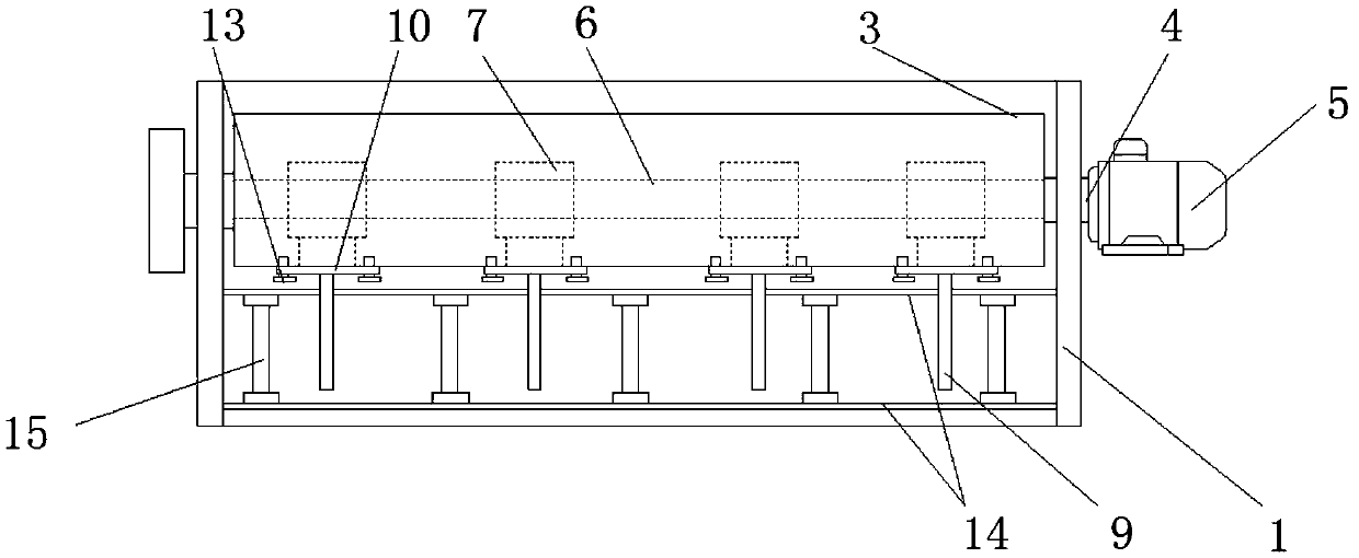 Segment cutting equipment capable of adjusting cutting size for caulis sinomenii