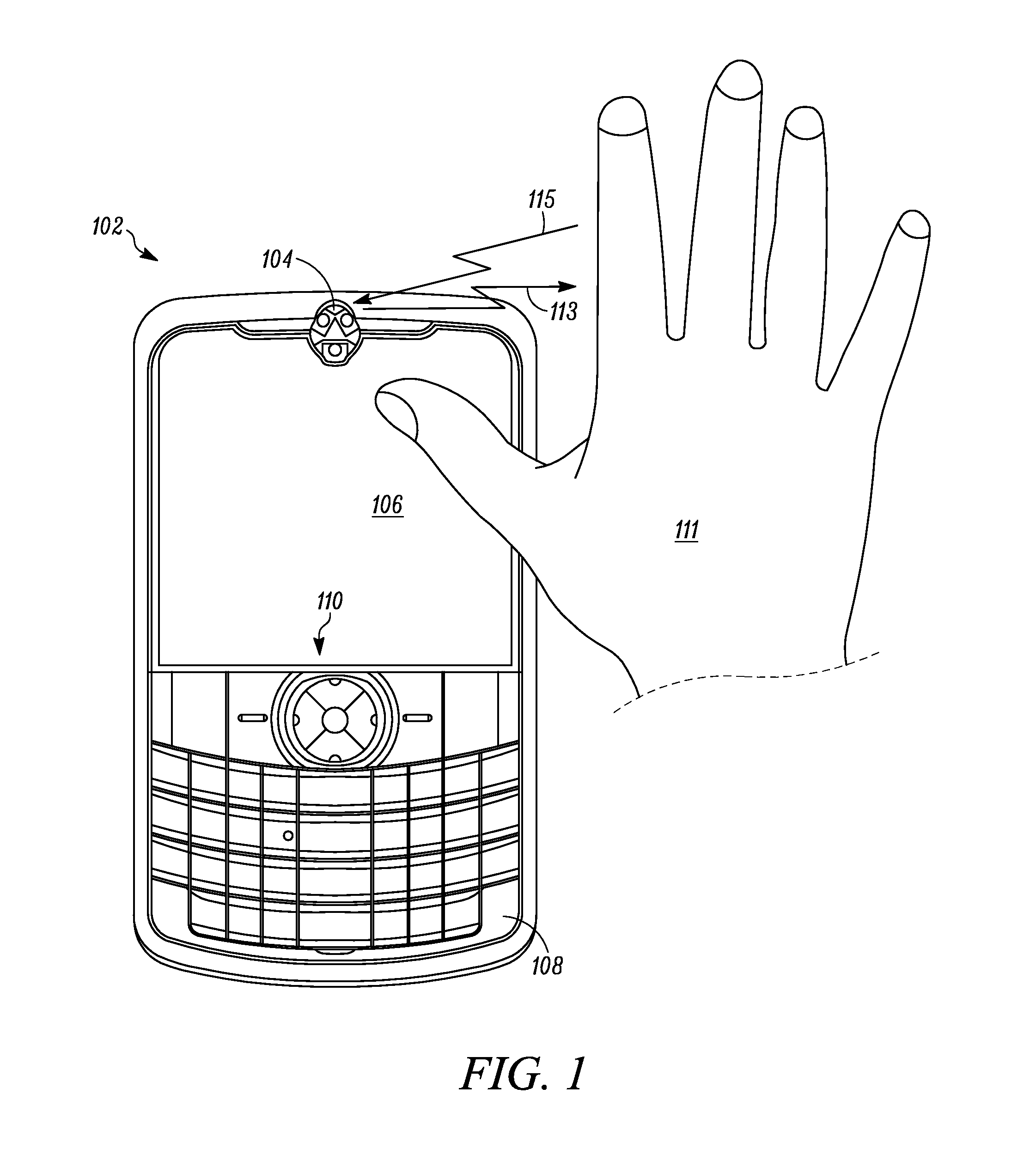 Electronic Device with Sensing Assembly and Method for Interpreting Consecutive Gestures