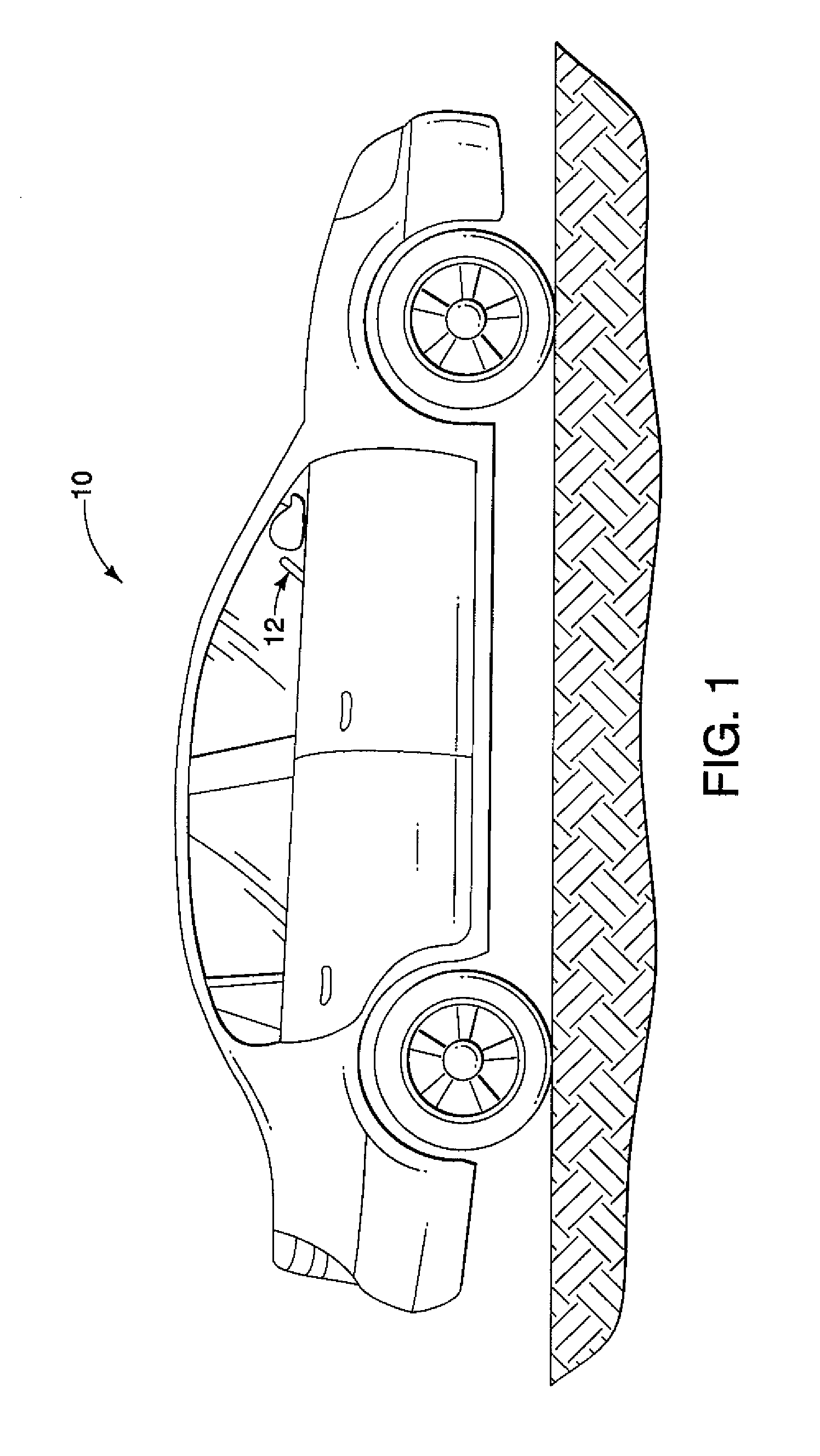 Vehicle steering column structure
