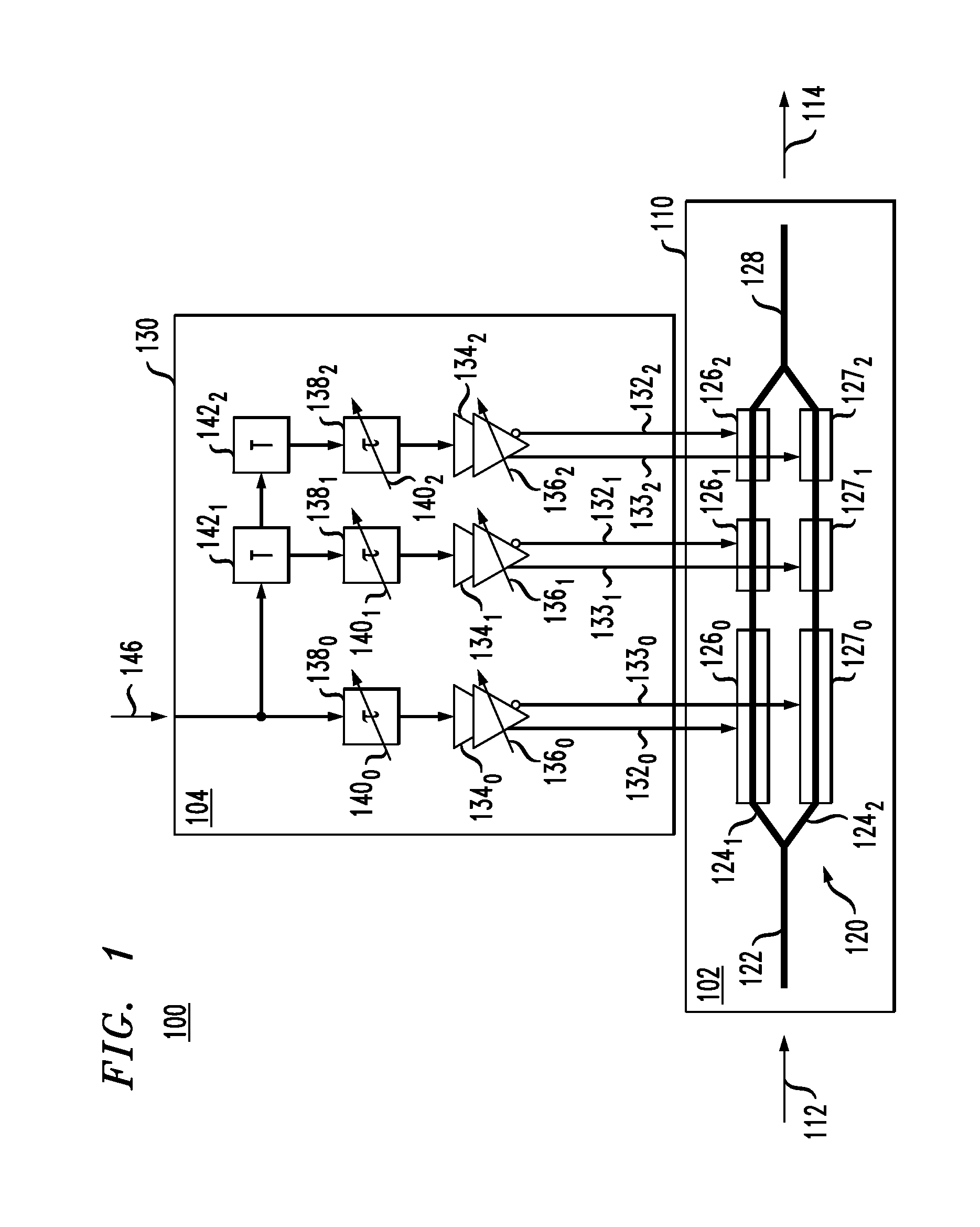 Filter structure for driving an optical modulator
