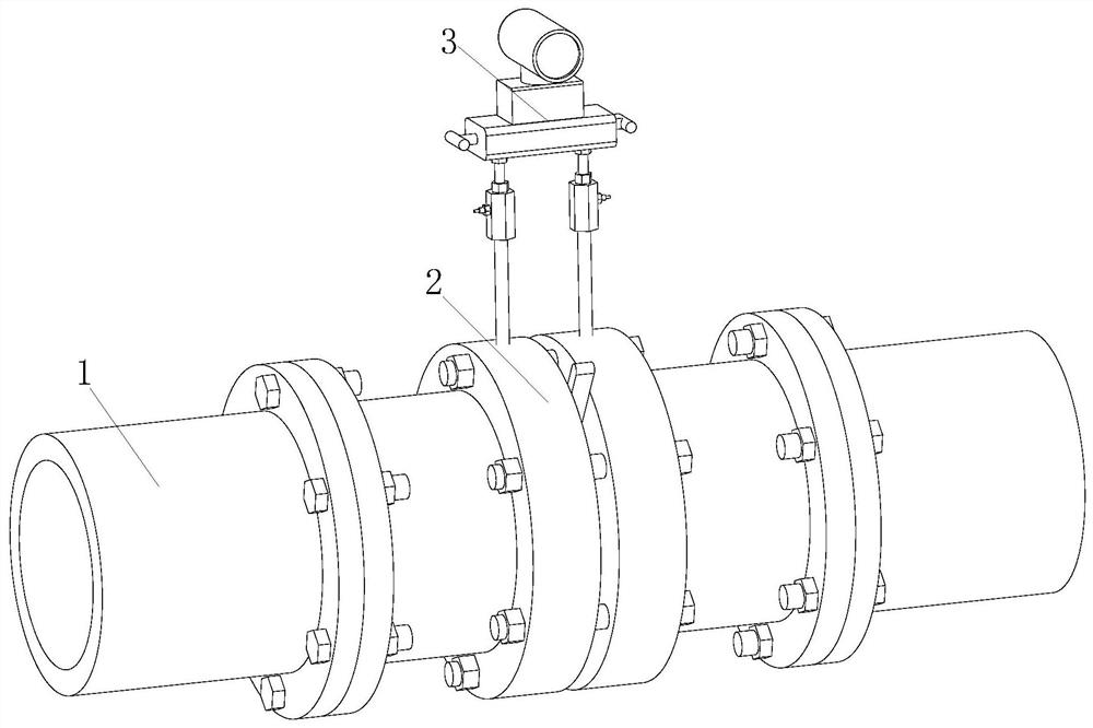 Natural gas intelligent flow detection equipment