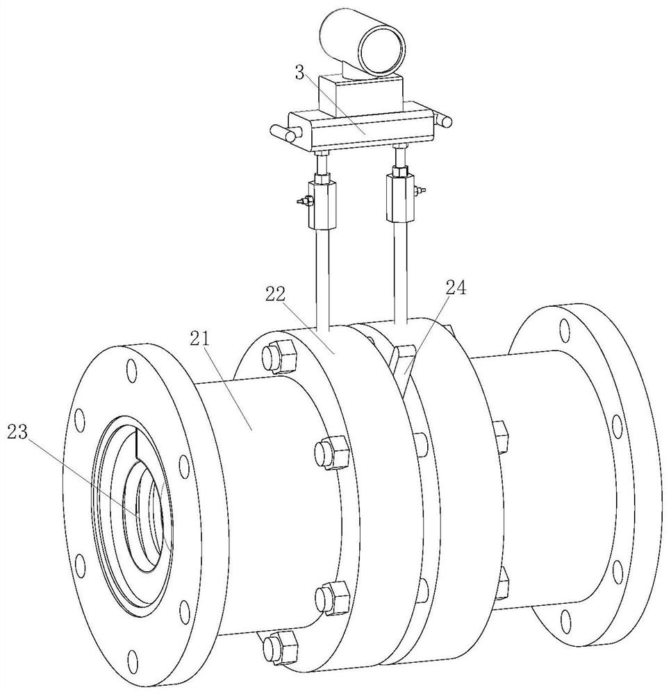 Natural gas intelligent flow detection equipment