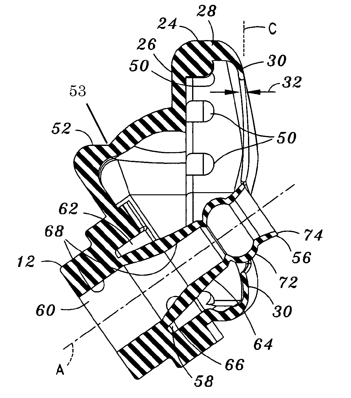 Integrated mask and prongs for nasal CPAP