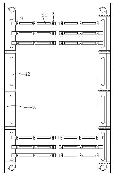 Drainage method and device for calcium deposits in underground powerhouses