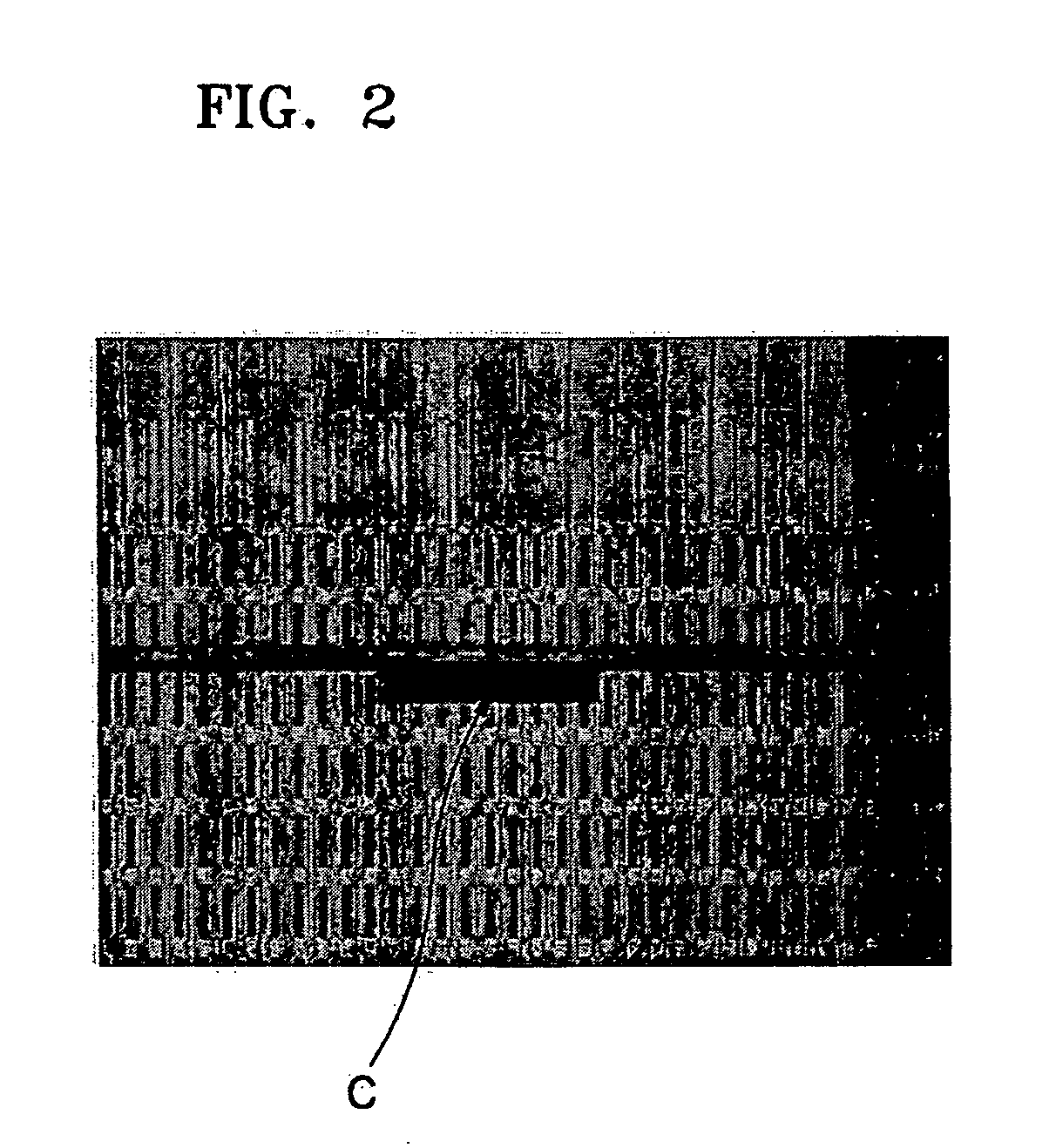 Supporting spacers of a flat display device