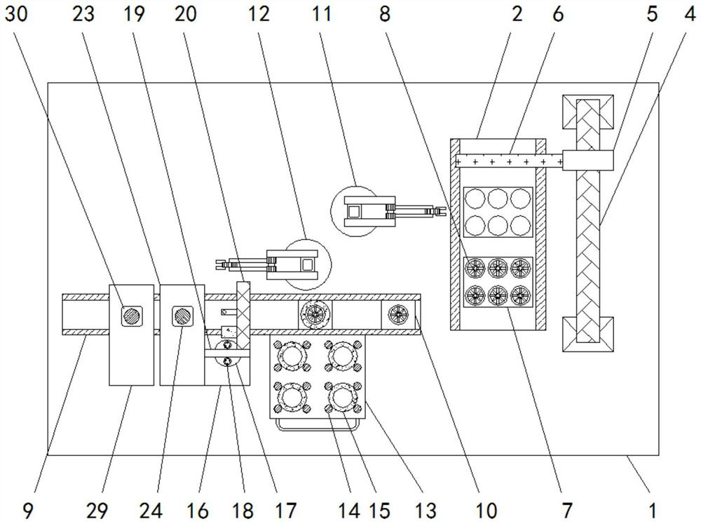 Intelligent electric vehicle tire assembly line