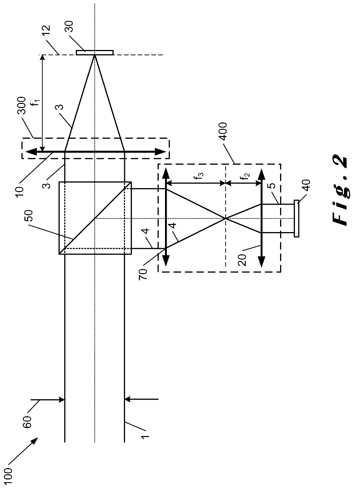 Optical device and method for detecting the drift of a light beam