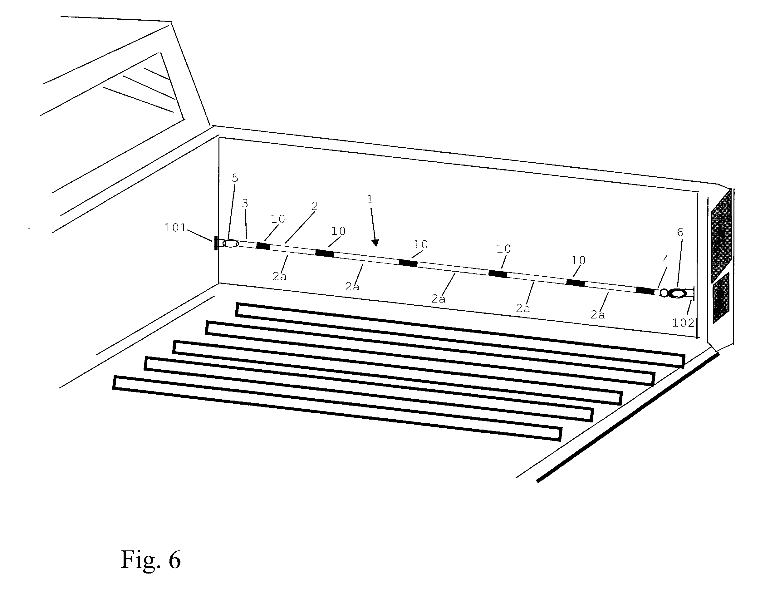 Tie-down cable for vehicle beds