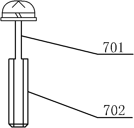Combination of cushion column and screw