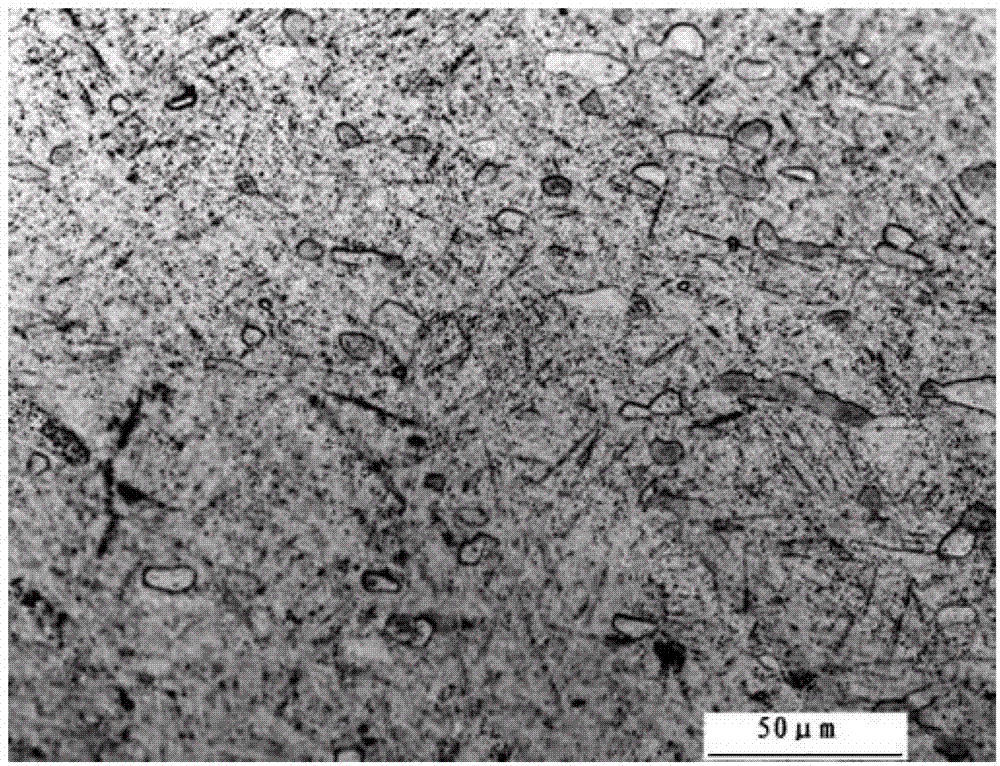 Method for obtaining tri-state tissue from titanium alloy