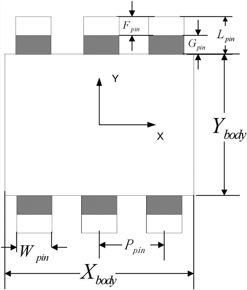 Robust symmetrical-pin chip drawing method