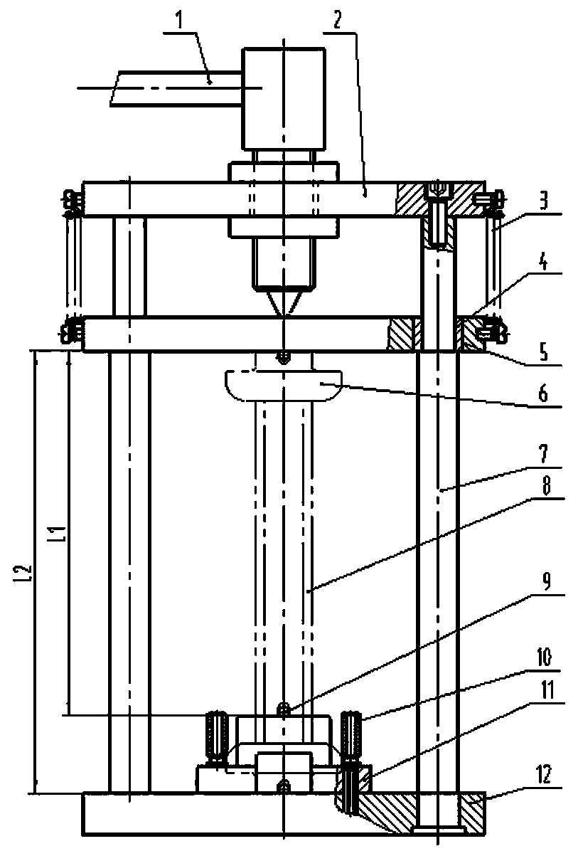 Insulation pull rod press-fitting tool and method