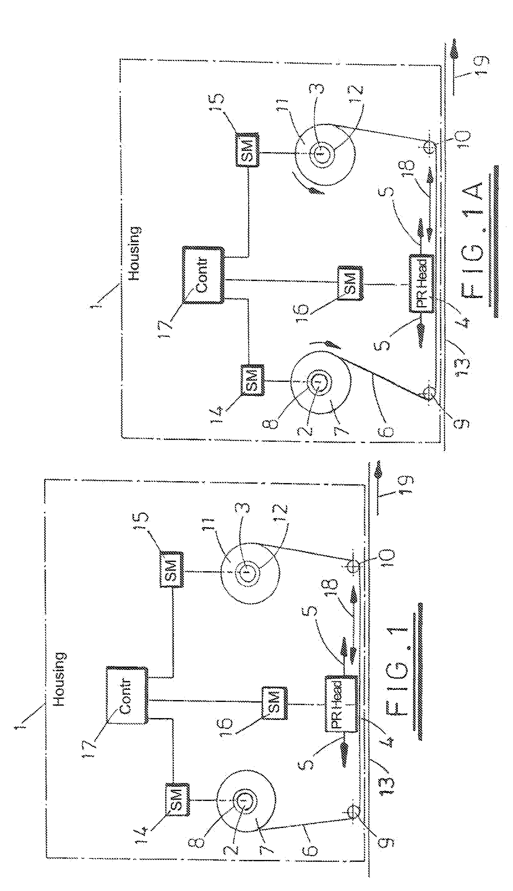 Tape drive and printing apparatus