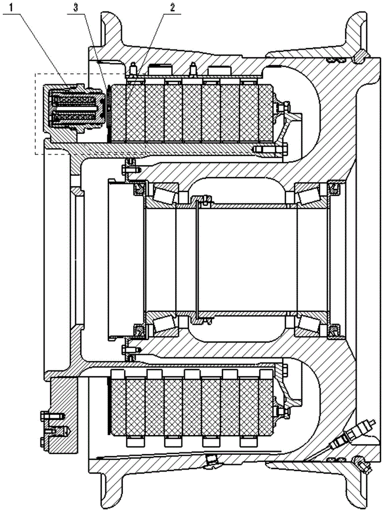 A heat insulation device for aircraft brake wheel