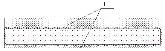 First packaged and then etched packaging structure with multiple chips reversedly installed and base islands buried and preparation method of structure