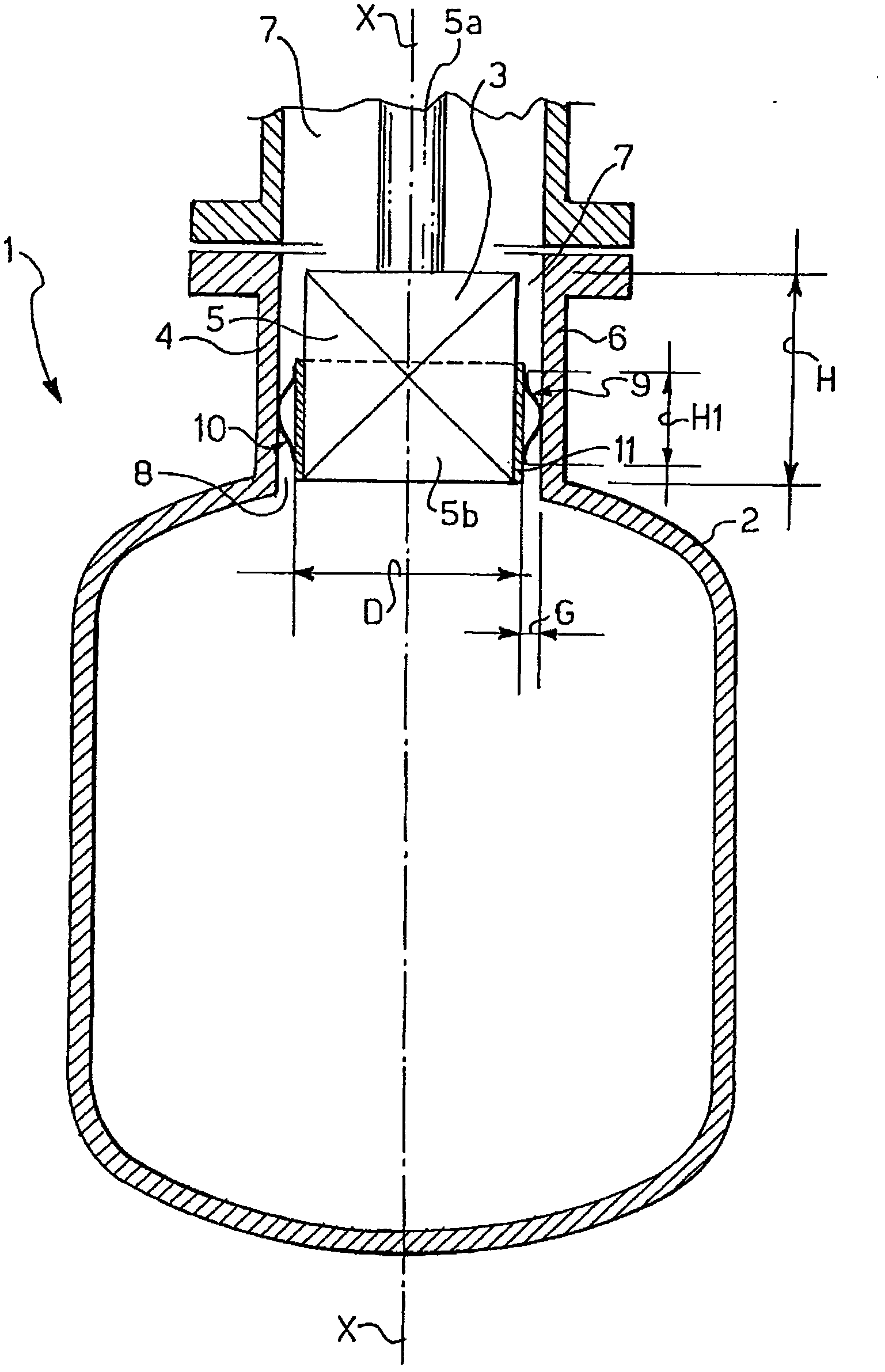 Sealing device used for chemical reactor