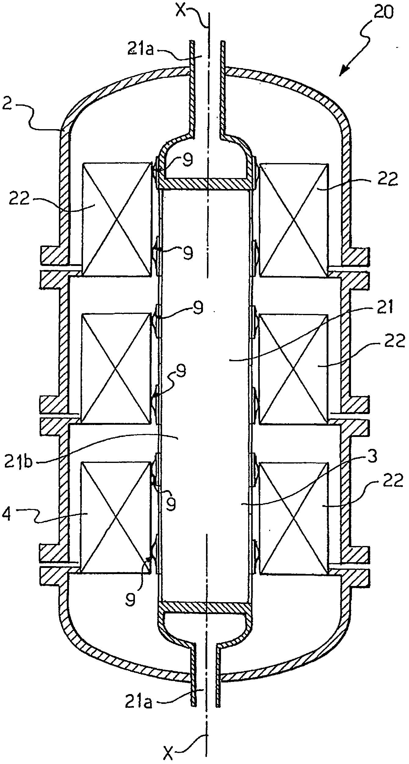 Sealing device used for chemical reactor