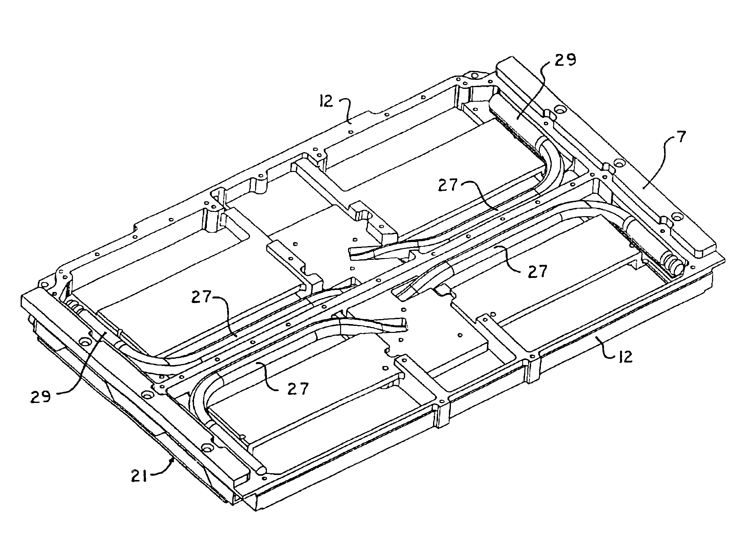 Embedded heat pipe for a conduction cooled circuit card assembly