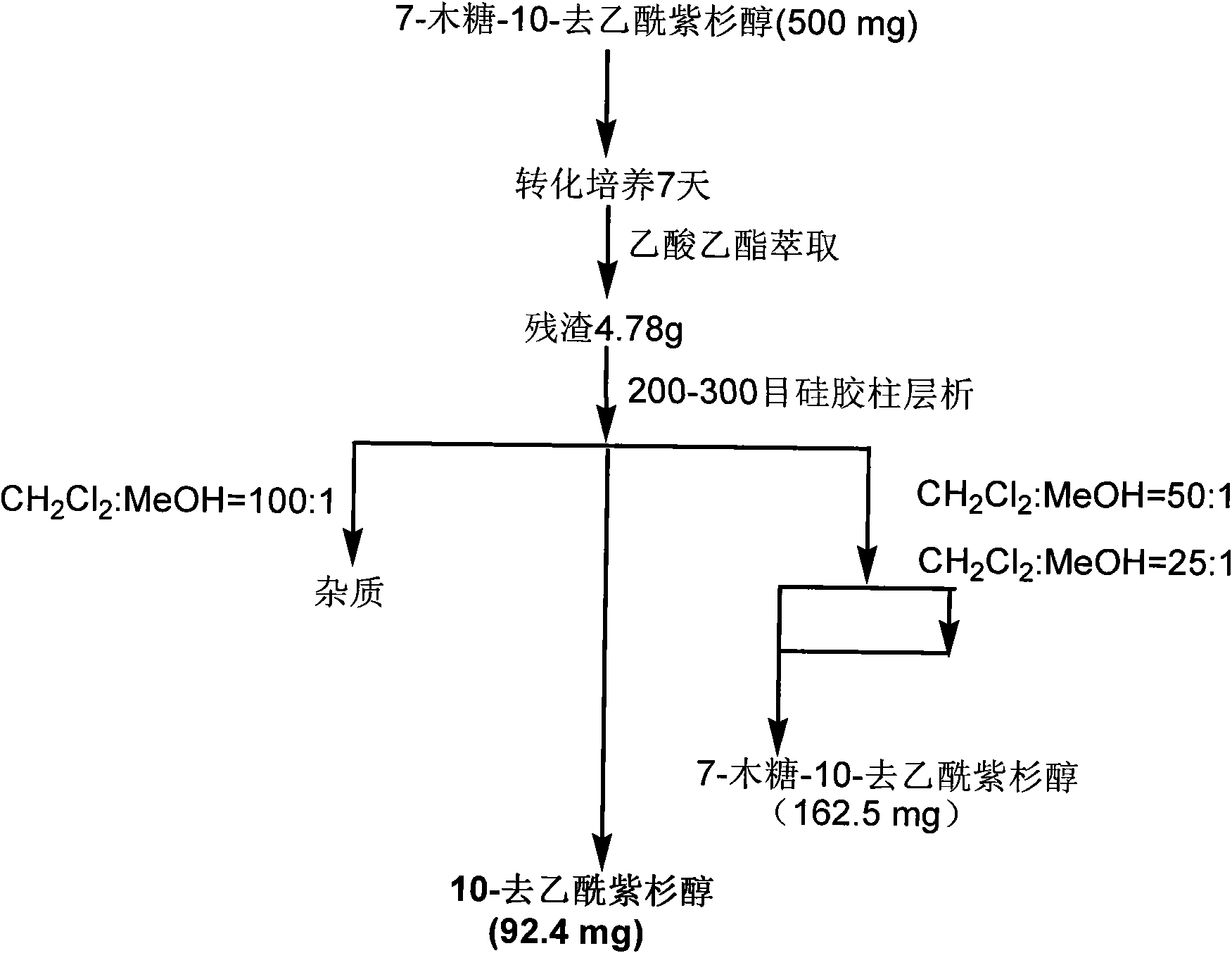 Microorganism for hydrolyzing 7-xylose group and 13-side chain of taxane