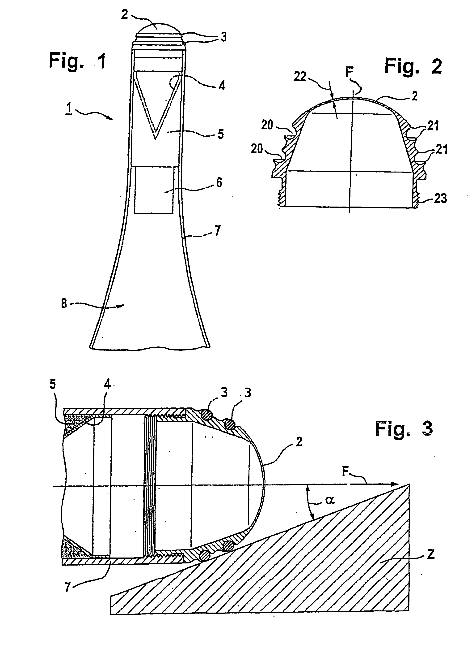 Impact part of a projectile