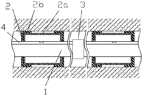 Multistage pressure-bearing type penetrating sealing method and device