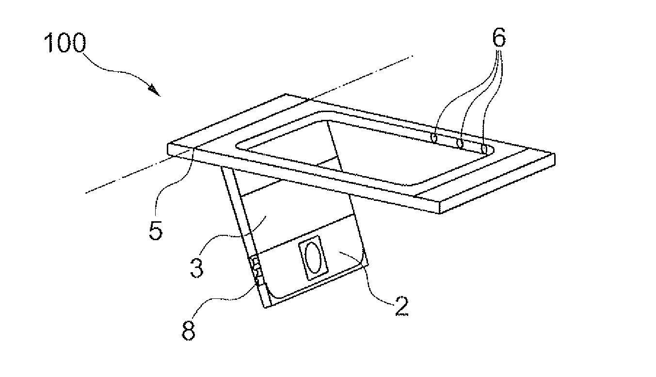 Emergency exit hatch for exiting a cabin module in an emergency and entering the same