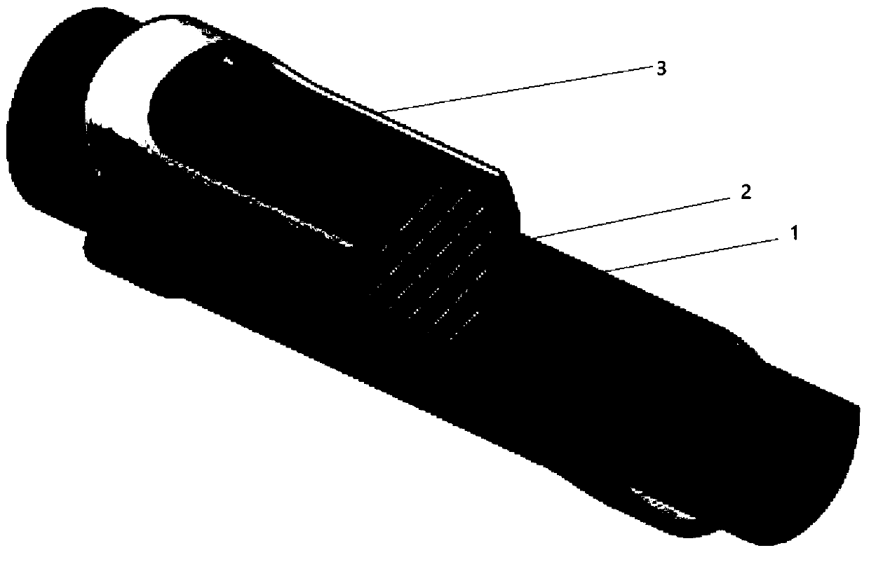 Superconducting magnetic fluid flowmeter internally provided with grilles