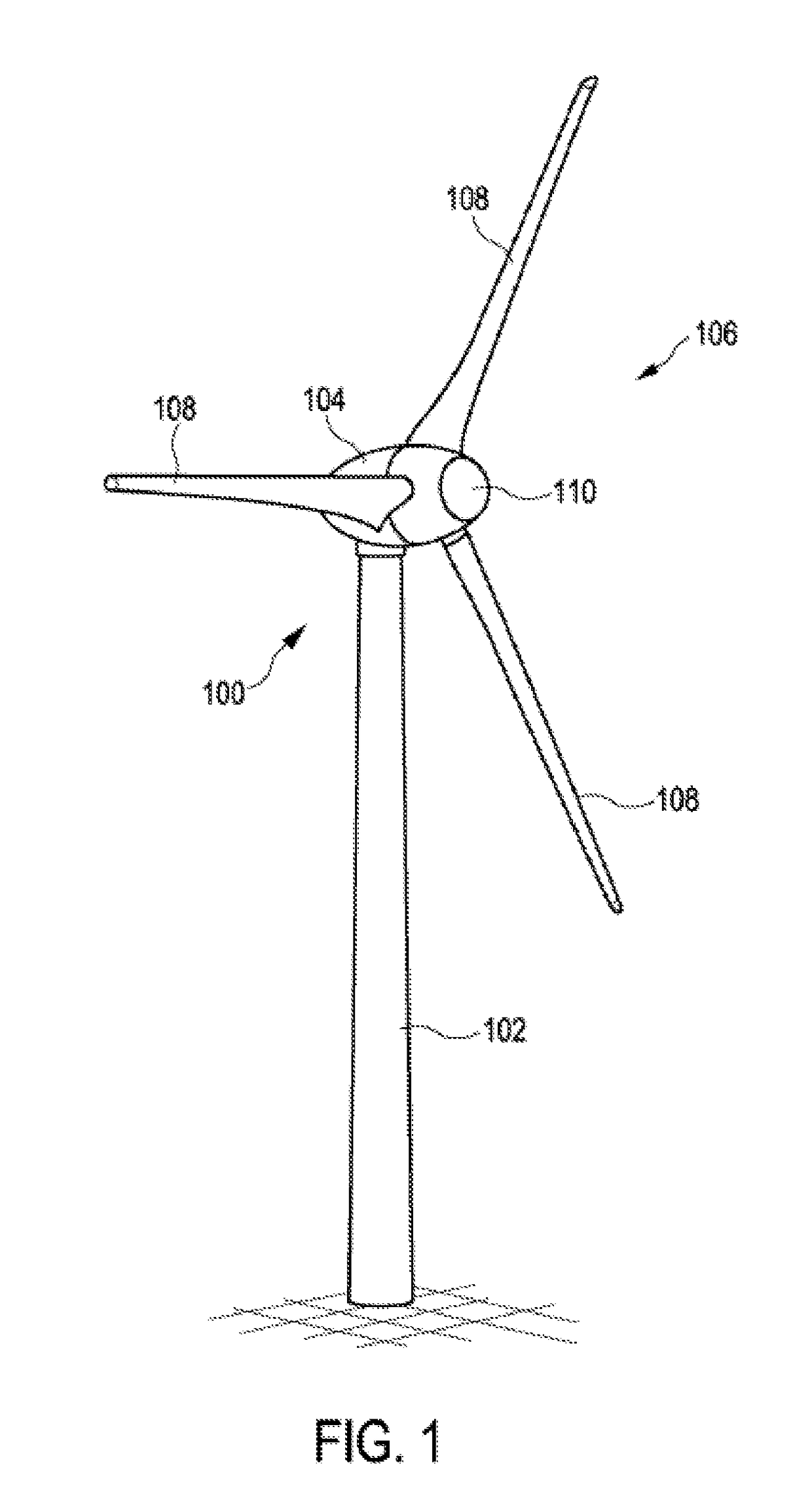Aircraft beacon of a wind turbine