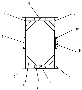 Concrete floor lower-plate hanging-template template system capable of high-quality demoulding and supporting and disassembling method of concrete floor lower-plate hanging-template template system