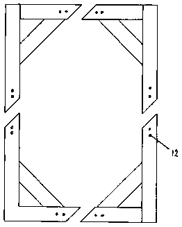 Concrete floor lower-plate hanging-template template system capable of high-quality demoulding and supporting and disassembling method of concrete floor lower-plate hanging-template template system